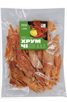 Чіпси з мяса курчат-бройлерів, сушені "ХрумЧі" ЛАЙМ ТА ЧІЛІ (уп. 500 грам), ТМ "Знатна курка" zh00000269 фото