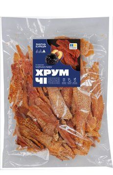 Чіпси з мяса курчат-бройлерів, сушені "ХрумЧі" ЧОРНОСЛИВ (уп. 500 грам), ТМ "Знатна курка" zh00000272 фото