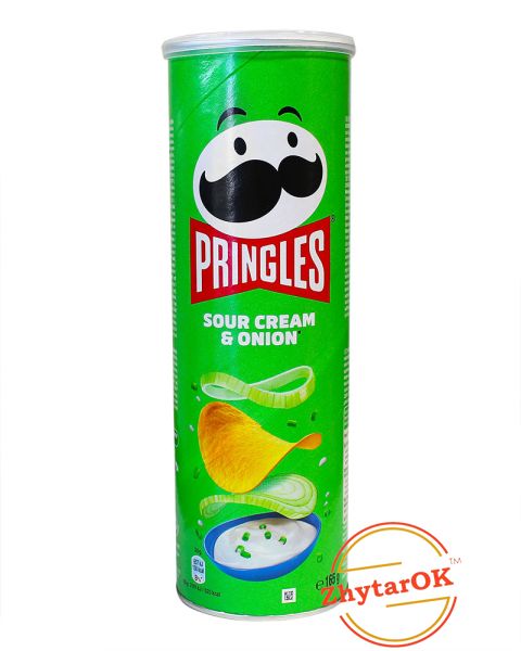 Чіпси Pringles Сметана та цибуля 1345790514-2 фото