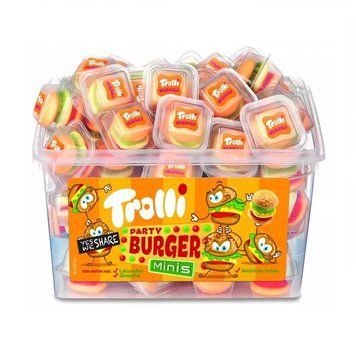 Жувальні цукерки (мармелад) Trolli PARTY BURGER minis (уп.600 грам 60 шт) zh00000326 фото