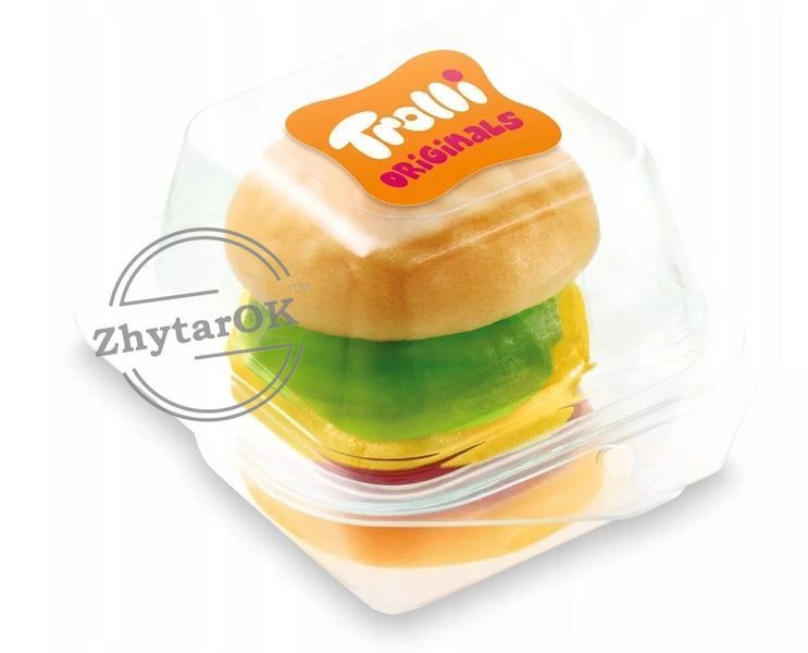 Жувальні цукерки (мармелад) Trolli PARTY BURGER minis (уп.600 грам 60 шт) zh00000326 фото